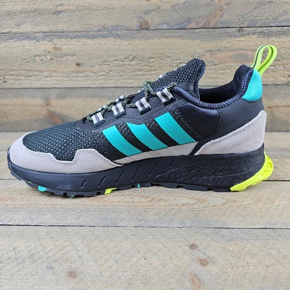 adidas Originals ZX 1K Boost Seasonality Men's Shoes Black Grey - Picture 7 of 12